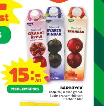 Stora Coop Coop fruktdryck erbjuda