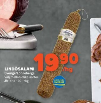 Stora Coop Lönneberga salami erbjuda