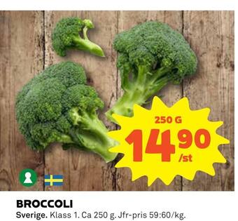 Coop Daglivs Broccoli erbjuda