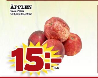 Din Mat Äpplen erbjuda