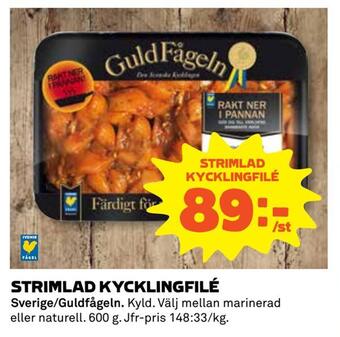 Coop Konsum Strimlad kycklingfilé erbjuda
