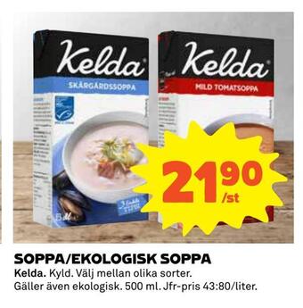 Coop Konsum Soppa/ekologisk soppa erbjuda