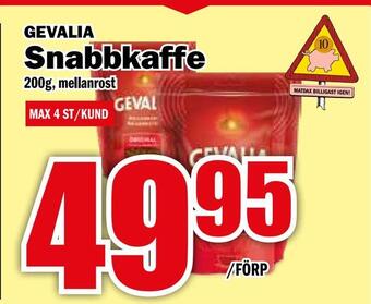 Matdax Snabbkaffe erbjuda