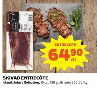 Coop Daglivs Skivad entrecôte erbjuda