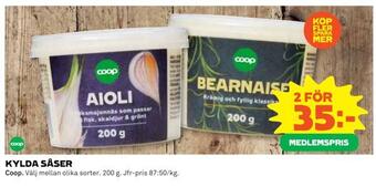 Coop Daglivs Kylda såser erbjuda