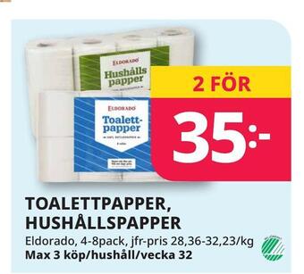 Tempo Toalettpapper, hushållspapper erbjuda