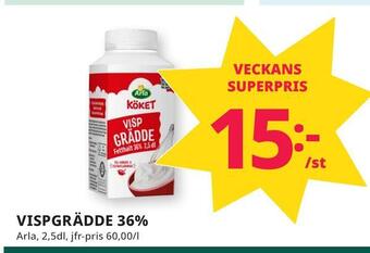 Tempo Vispgrädde 36% erbjuda