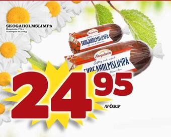 Supergrossen Skogaholmslimpa erbjuda