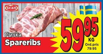 Supergrossen Spareribs erbjuda