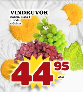 Supergrossen Vindruvor erbjuda