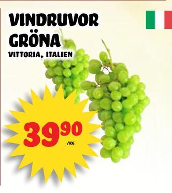 Nelins Vindruvor gröna erbjuda