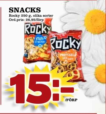 Supergrossen Snacks erbjuda
