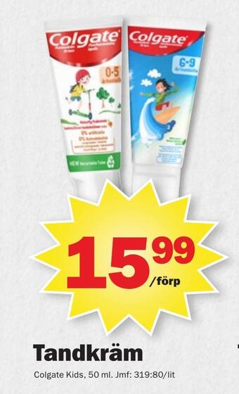 Pekås Tandkräm erbjuda