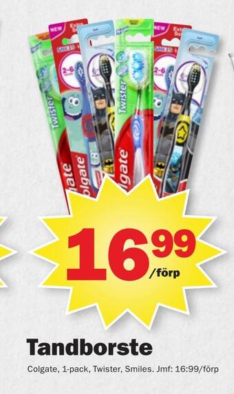 Pekås Tandborste erbjuda