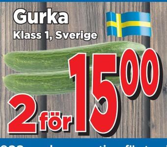 Supergrossen Gurka erbjuda