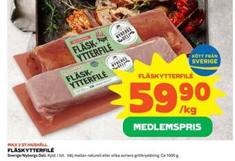 Coop Extra Fläskytterfilé erbjuda