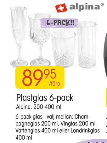 EKO Plastglas 6-pack erbjuda