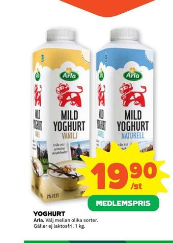 Coop Forum Yoghurt erbjuda