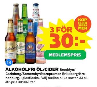 Coop Extra Alkoholfri öl/cider erbjuda