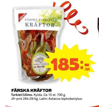 Coop Forum Färska kräftor erbjuda