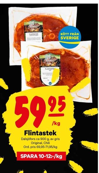 City Gross Dalsjöfors flintastek erbjuda