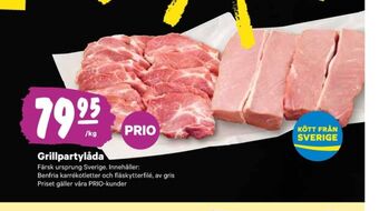 City Gross Dalsjöfors köttlåda erbjuda