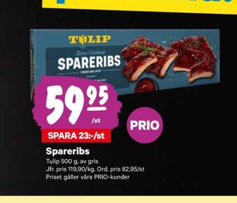 City Gross Tulip spareribs erbjuda