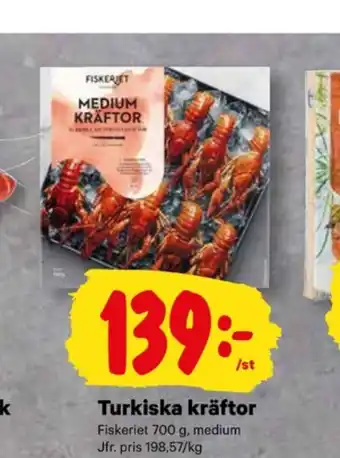 City Gross Fiskeriet kräftor erbjuda
