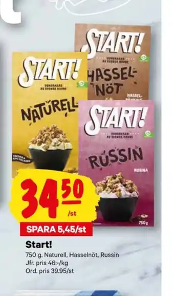 City Gross Start! granola erbjuda