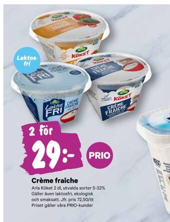 City Gross Arla köket crème fraiche erbjuda