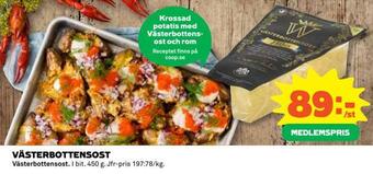 Coop Västerbottensost erbjuda