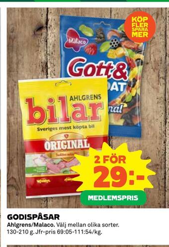 Coop Godispåsar erbjuda