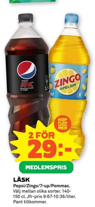 Stora Coop Läsk erbjuda