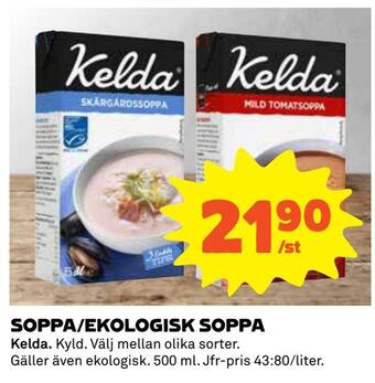 Coop Soppa/ekologisk soppa erbjuda