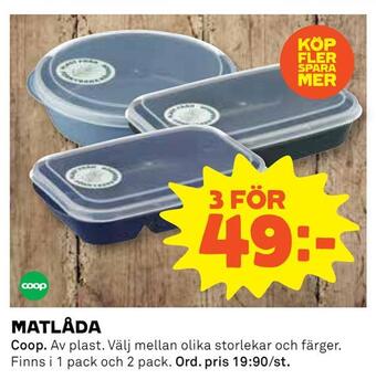 Coop Matlåda erbjuda