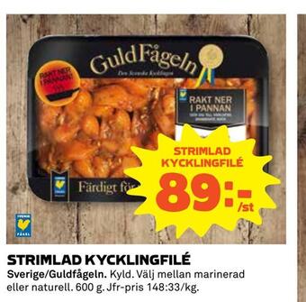 Coop Strimlad kycklingfilé erbjuda