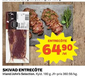 Coop Skivad entrecôte erbjuda
