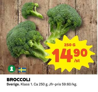 Coop Broccoli erbjuda