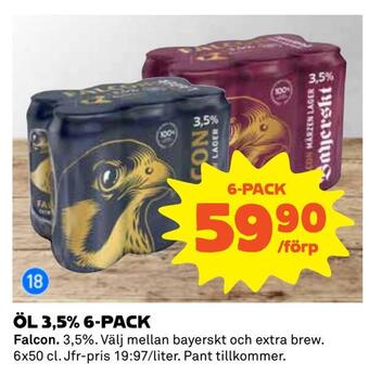 Coop Öl 3,5% 6-pack erbjuda