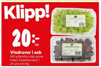 City Gross Vindruvor i ask erbjuda