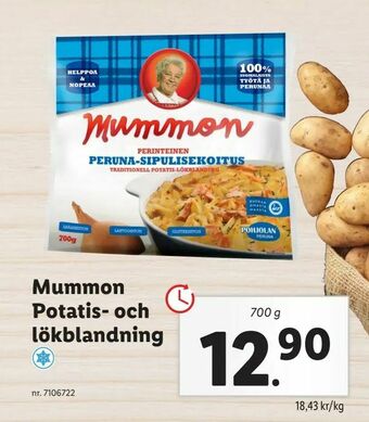Lidl Mummon Potatis- och lökblandning erbjuda