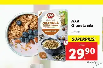 Lidl AXA Granola mix erbjuda