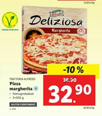 Lidl Pizza margherita erbjuda