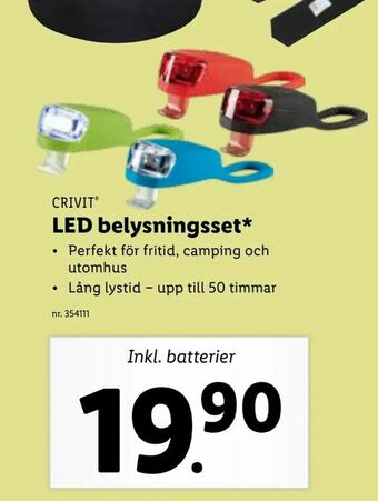 Lidl LED belysningsset erbjuda
