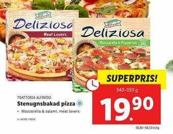 Lidl Stenugnsbakad pizza erbjuda