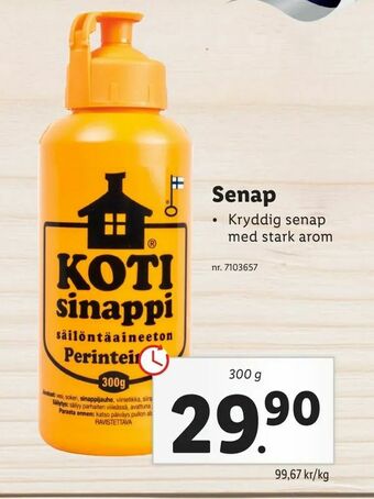 Lidl Senap erbjuda