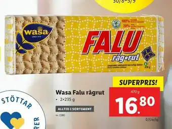 Lidl Wasa Falu rågrut erbjuda