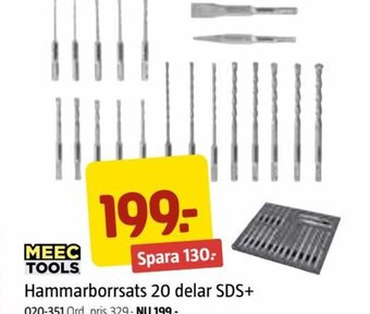 Jula Hammarborrsats 20 delar SDS+ erbjuda