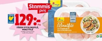 ICA Kvantum FÄRSK KYCKLINGFILÉ, MINUTFILÉ erbjuda