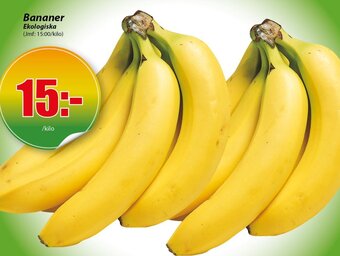 Bananer Ekologiska